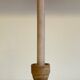 Geometric Hand CANDLE HOLDER Stoneware VINTAGE France