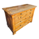 Commode Louis-Philippe en bois blond 4 tiroirs, XIXe