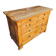 Commode Louis-Philippe en bois blond 4 tiroirs, XIXe