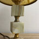 Table lamp - Alabaster cube foot