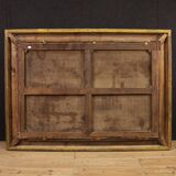 Grand tableau de paysage flamand du XVIIe siècle, fête de village