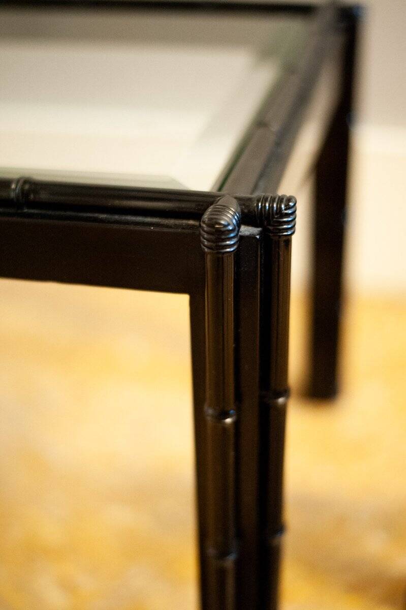 Gazebo model coffee tables, 1970s, set of 2.