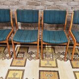 Set of 4 Scandinavian chairs 1960