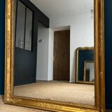 Old mirror 148.5cm/115.5cm mercury glass