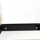 Large format solid glass vintage door handle