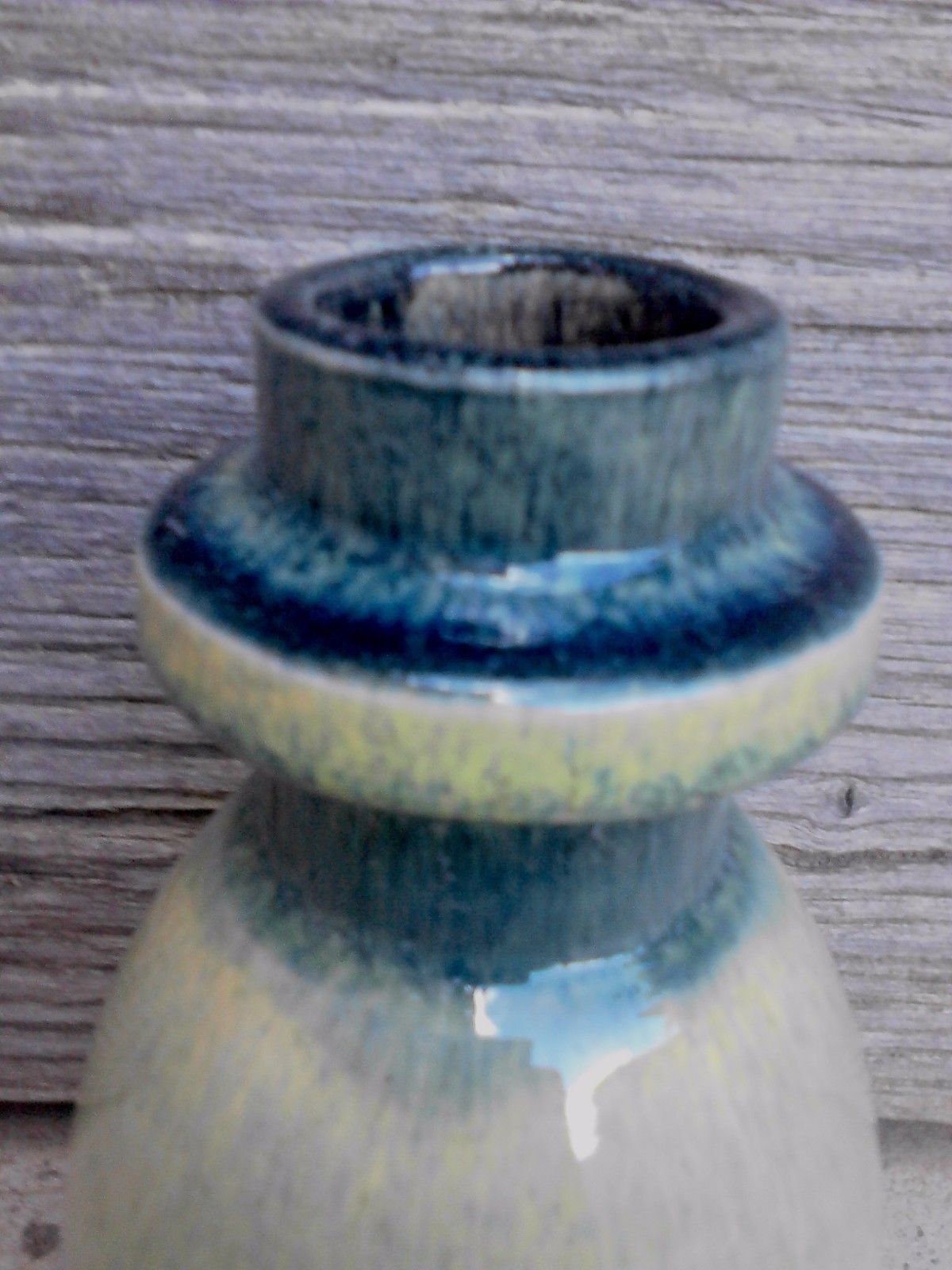 Marcel Bell signed ceramic vase.