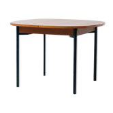 Table à rallonges teck ARP Guariche, Motte, Mortier 1950