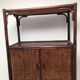 Library Vintage bamboo shelf colonial style