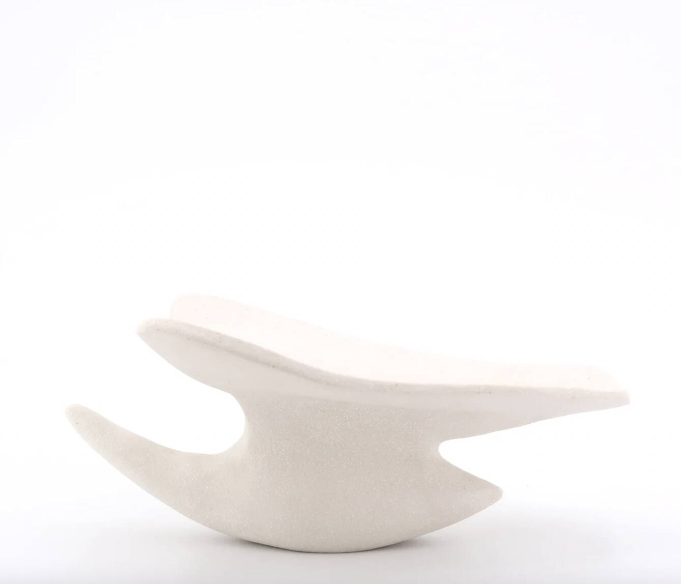 Minimalist ceramic bird sculpture, 1980s