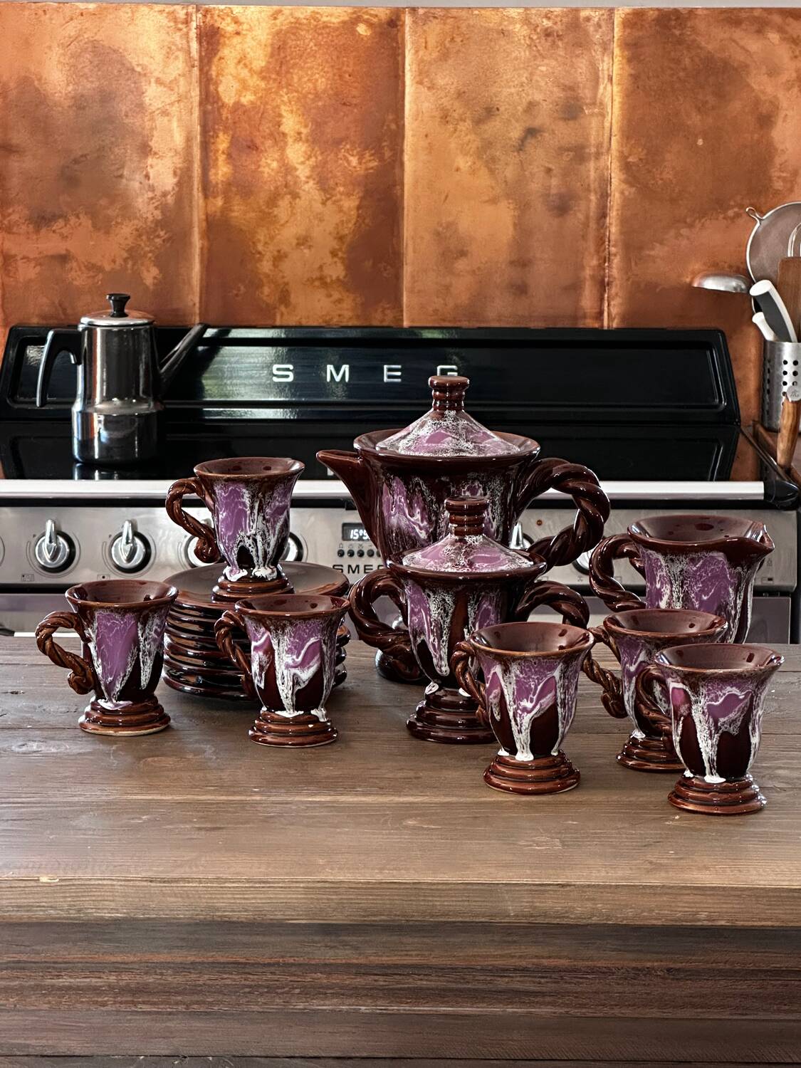 Tea set. Vintage coffee by Vallauris – Marius Giuge