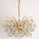 Murano glass drop-shaped chandelier, Christoph Palme, Germany, 1970s