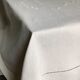 Antique linen tablecloth and whipped cream silk