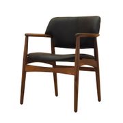 Larsen & Madsen Oak Lounge Chair for Fritz Hansen, 1970s