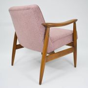 Fauteuil vintage original "CoCo", années 60, entièrement restauré, rose