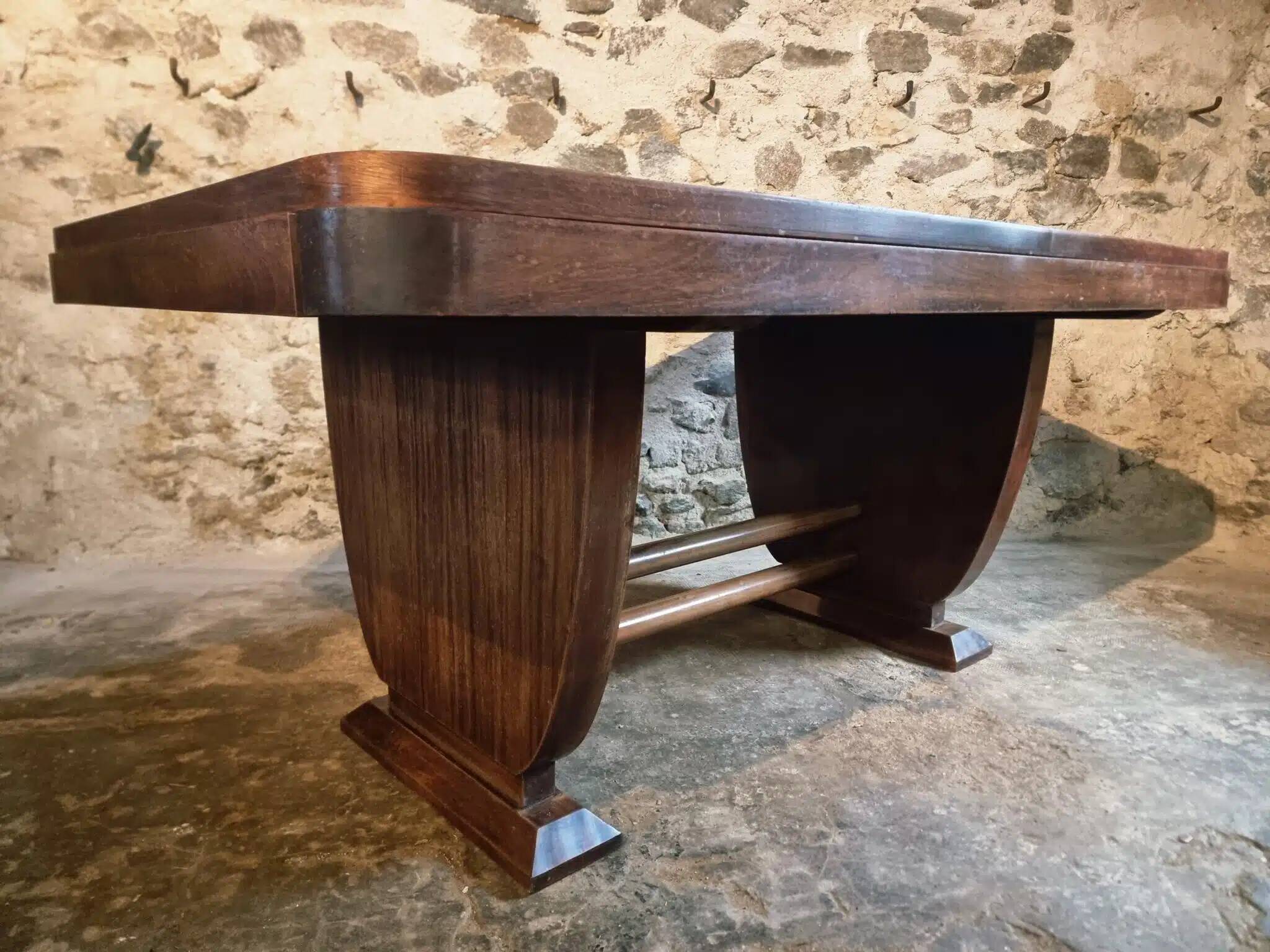 Antique French Art Deco dining table — 1920s