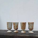 Signed stoneware cups