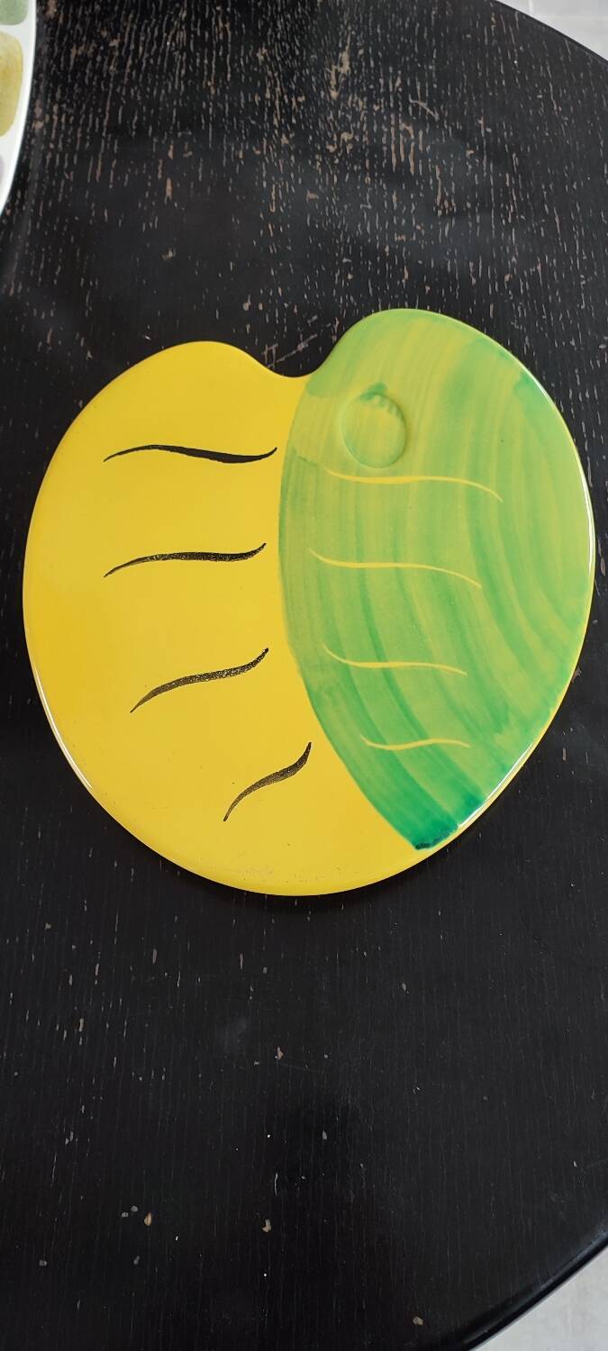 Jamet Paris painter's palette dish