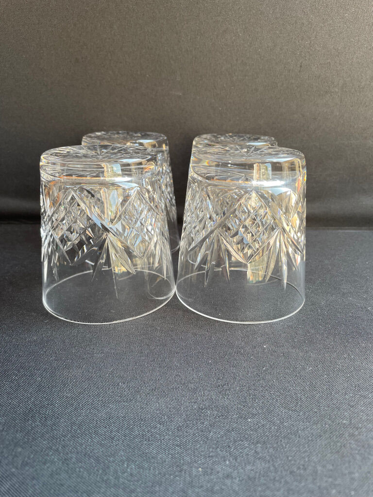 Whiskey glasses - hand-cut crystal