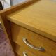 Commode trois tiroirs vintage années 60 pieds compas