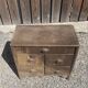 cabinet d'écriture commode ancien en bois