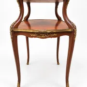 Tea table – Late 19th century – Louis XV style – Marquetry