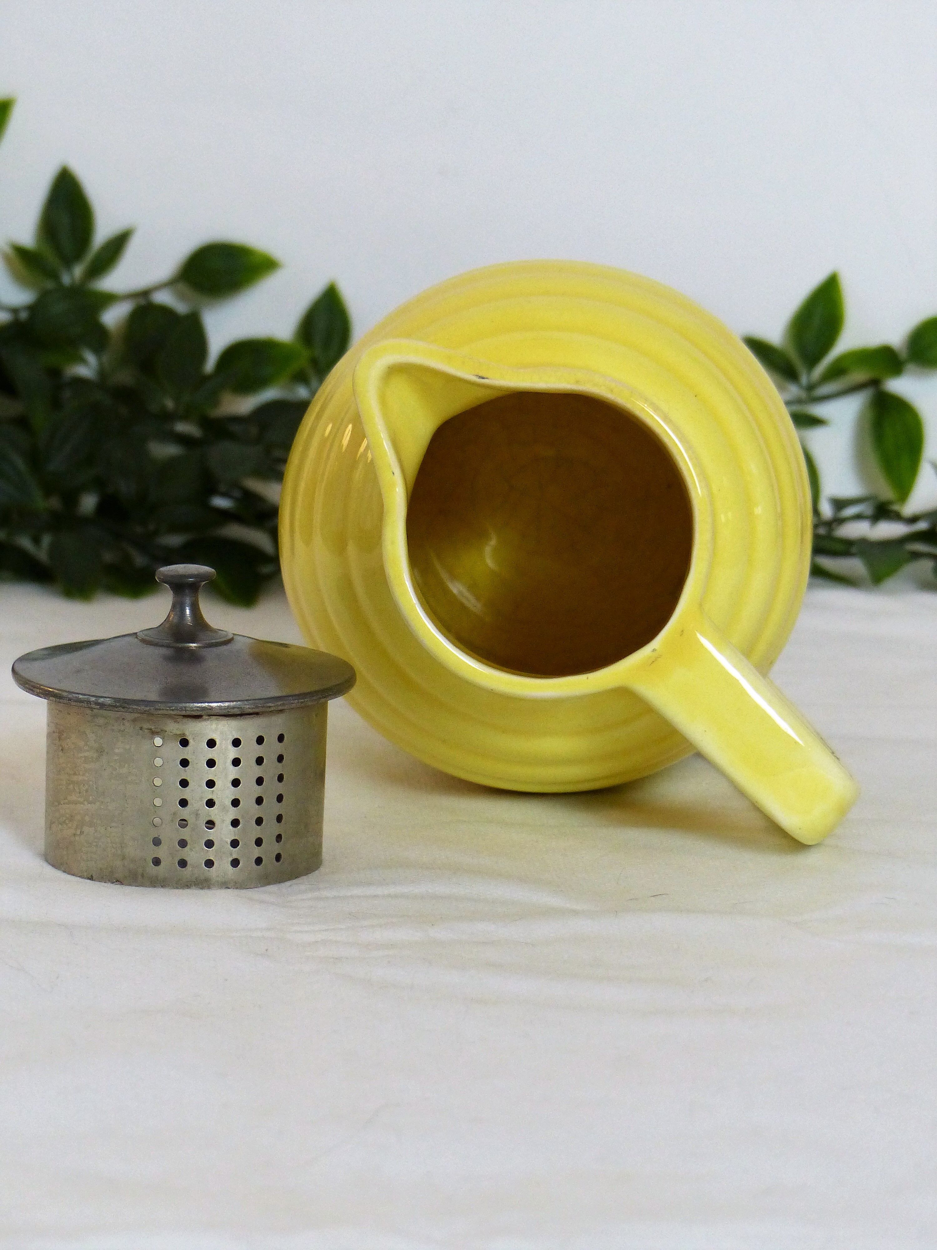 Vintage earthenware pitcher