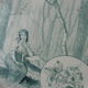 Digoin Sarreguemine talking plate old earthenware