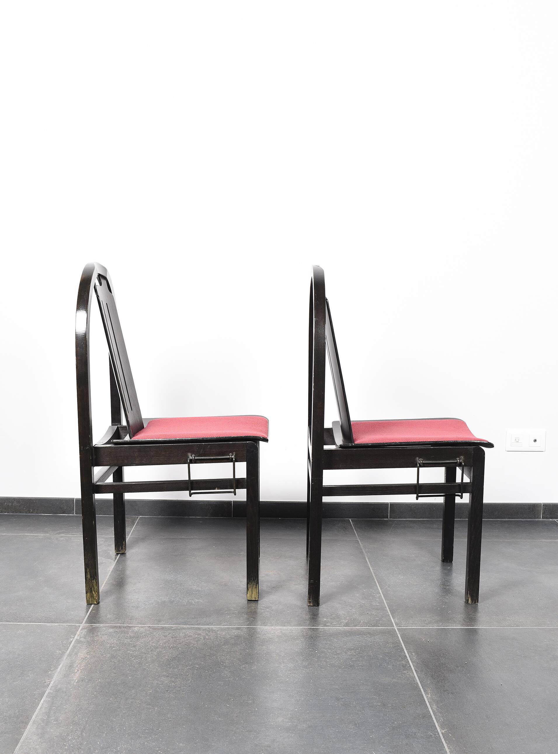 Ensemble de 4 chaises vintage Baumann modèle Argos