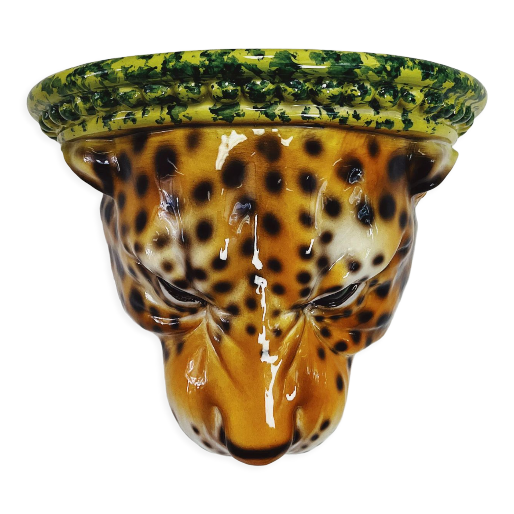 Wall Shelf Leopard Ceramic