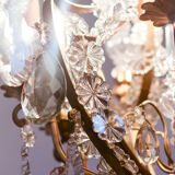 Classic French chandelier with grapevines