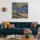 Nordic Shards Textile Sculpture Painting