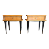 Vintage formica bedside tables