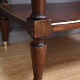 Mahogany curtain coffee table, Louis XVI style – mid-19th century