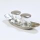 Wilhelm Wagenfeld Mid-Century Max & Moritz Salt Pepper Shakers, WMF, 1950s