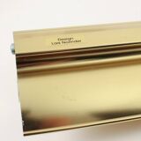 Vintage Modernist Brass Wall Candle holder  Sconce  height 30 cm designed By Lars Norinder