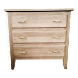 Petite commode chêne pieds compas