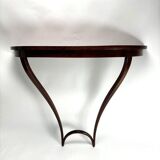 Mid-Century Wooden Hanging Console attributed to Carlo Enrico Rava, Italy, 1940s