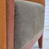 Années 1970, chaise longue scandinave, très bon état d'origine, style art déco.