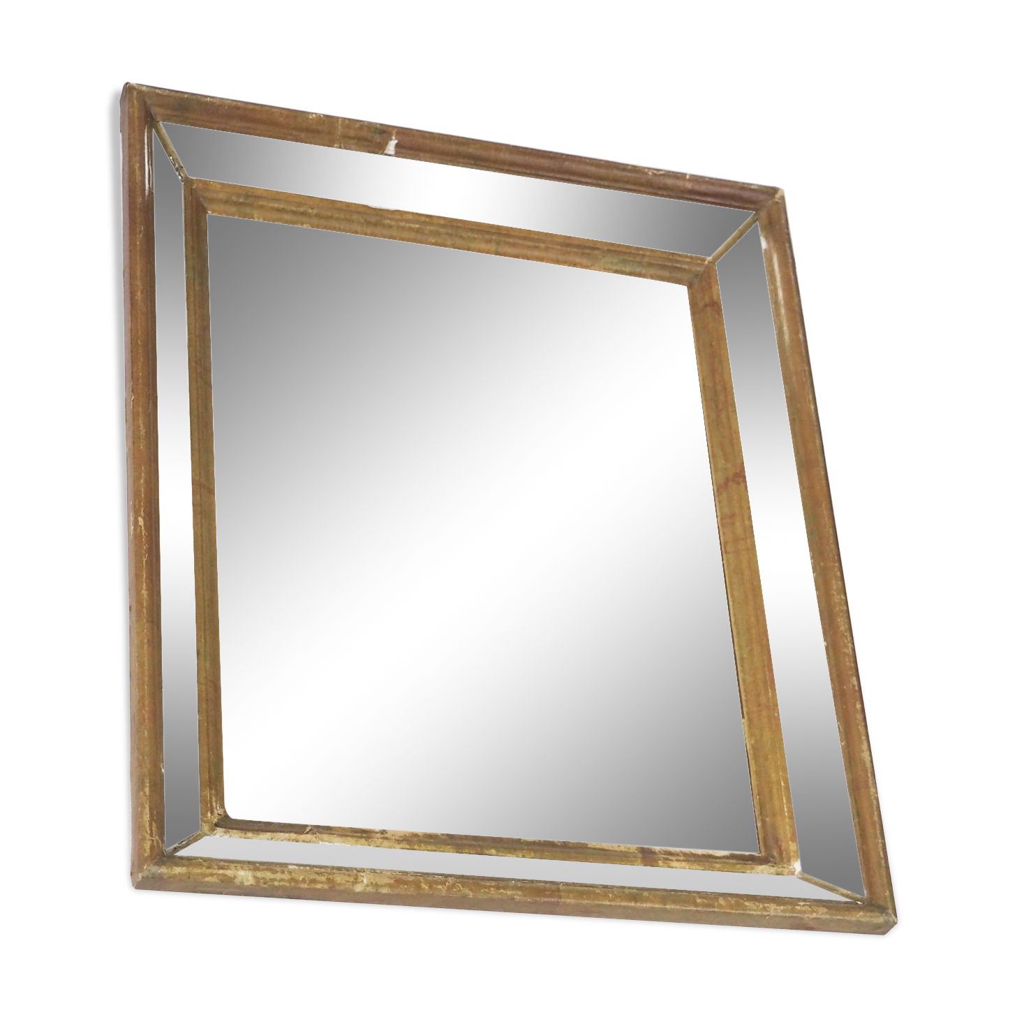 Old faceted mirror