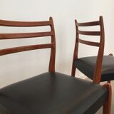 4 vintage Moller 78 chairs