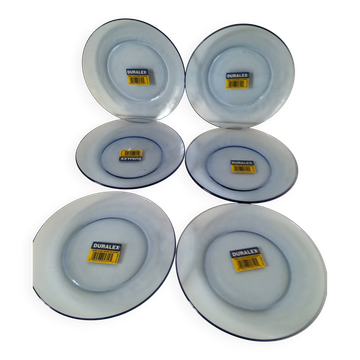6 assiettes à dessert Duralex – neuves avec étiquette