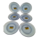 6 Duralex dessert plates – new with tags