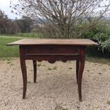 Rectangular walnut table