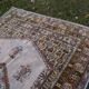 Tapis Oushak turc vintage