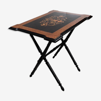 Folding table, Napoleon III era - 19th century