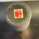 Moretti Italia Murano black lacquered metal footed bowl - vintage design