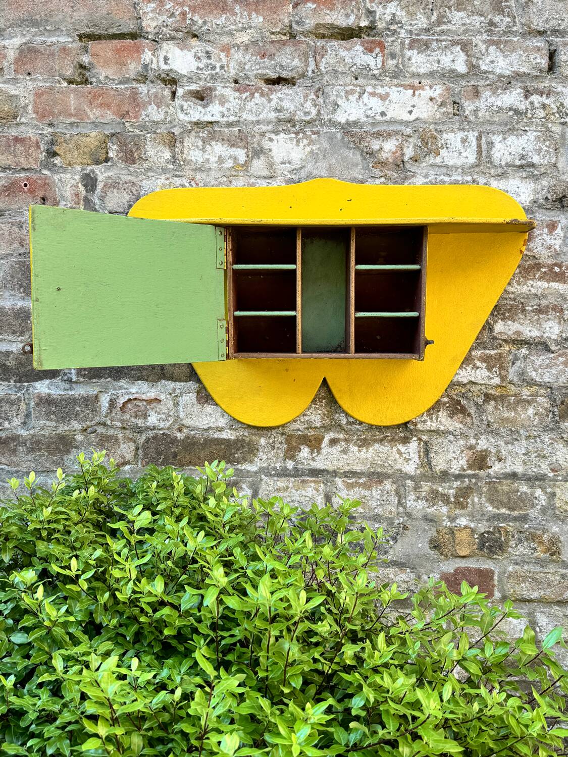 Old small vintage storage shelf