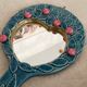 Mithé Espelt Mirror — Turquoise Foliage & Pink Berries