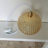 Glass bubble globe suspension