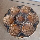 4 seashell plates Sarreguemines